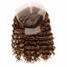 Piano Color Highlight #4/27 Deep Wave 13x4 BOB  Lace Front Wig